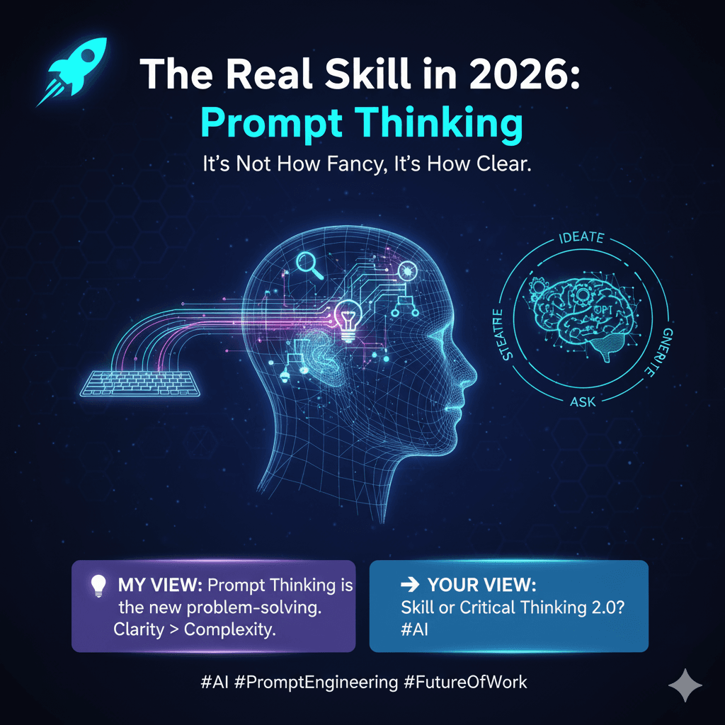 The Real Skill in 2026: Prompt Thinking